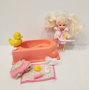 1995 Barbie Bathtime Fun Kelly